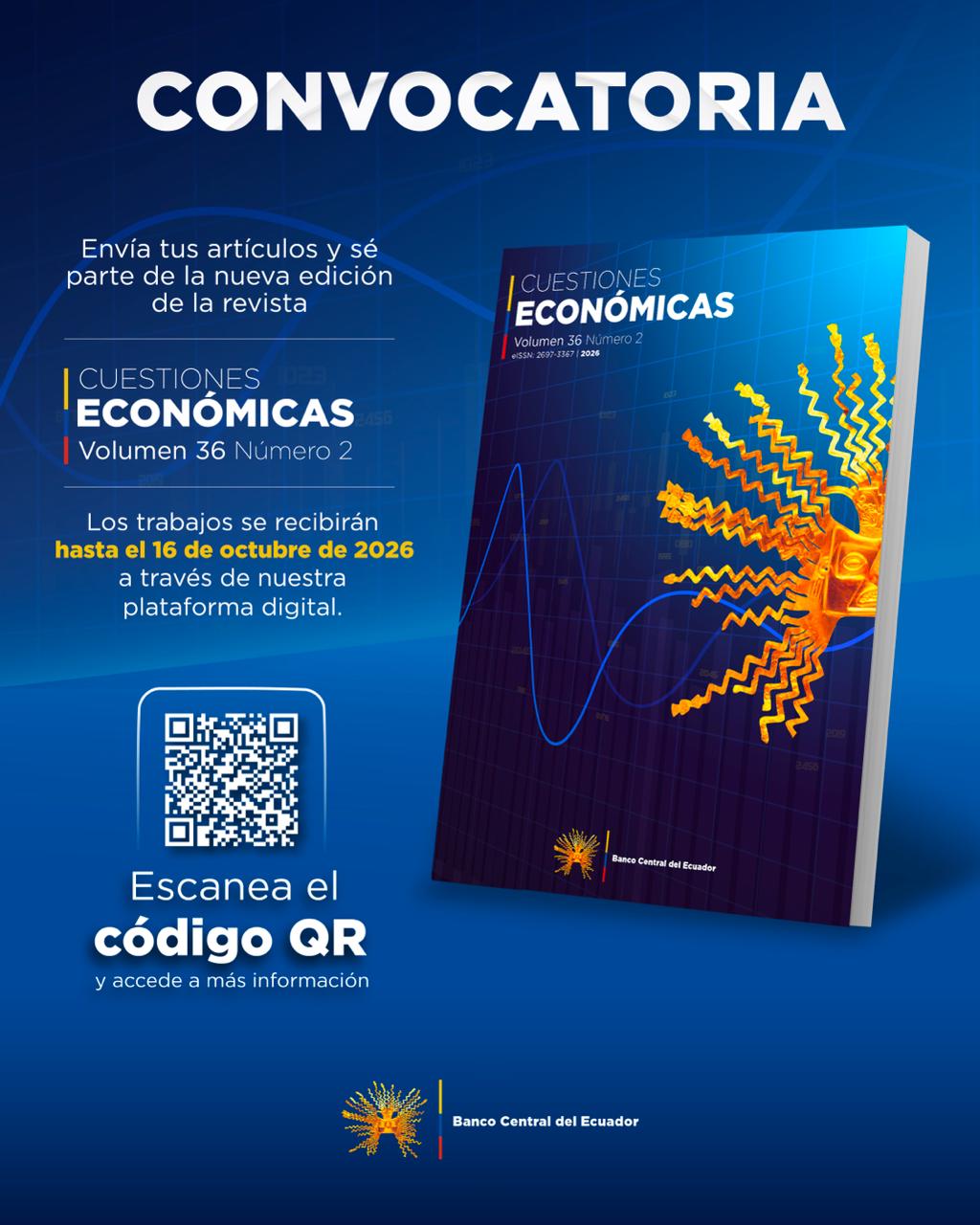 Convocatoria Revista Cuestiones Económicas